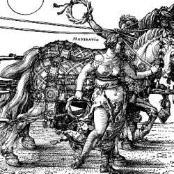 Detail from ''Great Triumphal Chariot of Maximilian I'' by Albrecht Durer