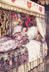 Arthur Rackham - 'The Sleeping Princess' from ''The Allies' Fairy Book'' (1916)