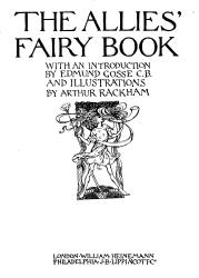 Title Page for the 1916 First Edition of ''The Allies' Fairy Book'' illustrated by Arthur Rackham