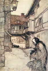 Arthur Rackham - colour illustration for 'Old Sultan' from the 1909 Edition of ''The Fairy Tales of the Brothers Grimm''