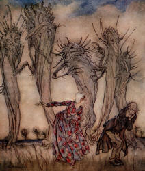 Arthur Rackham - 'And that is the story of Mr and Mrs Vinegar' from ''English Fairy Tales'' (1918)