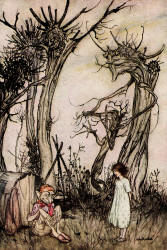 Arthur Rackham - 'The Man in the Wilderness' from ''Mother Goose: The Old Nursery Rhymes'' (1913)