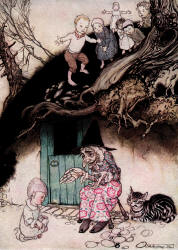 Arthur Rackham - 'There was an old woman' from ''Mother Goose: The Old Nursery Rhymes'' (1913)