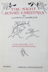 Title Page for ''The Night Before Christmas'' (1931), illustrated by Arthur Rackham