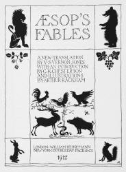 Title Page for ''Aesop's Fables'' (1912), as illustrated by Arthur Rackham