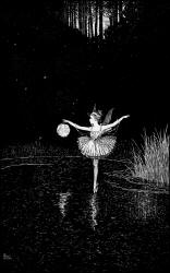 Ida Rentoul Outhwaite - 'Anne crosses the Dark Pool' from ''The Enchanted Forest'' (1921)