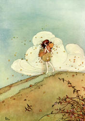 Ida Rentoul Outhwaite - 'Anne nearing Home' from ''The Enchanted Forest'' (1921)