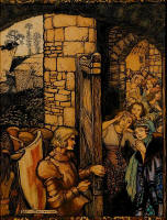 Arthur Rackham's ''Of Sir Galahad and how he achieved the Quest for the Holy Grail''