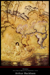 Fine Art Poster sample showing an Arthur Rackham illustration from ''Poe's Tales of Mystery and Imagination'' (1935)