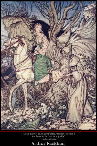 Fine Art Poster sample showing an Arthur Rackham illustration from ''Undine'' (1909)