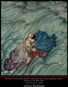 Fine Art Poster sample showing an Arthur Rackham illustration from ''Irish Fairy Tales'' (1920)