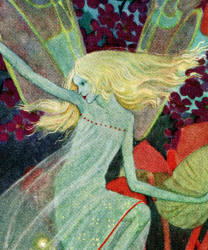 Detail from Dorothy Lathrop's 'I heard the fairies in a ring' from ''Down-Adown-Derry''
