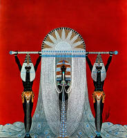 Erte design for ''The Queen of Sheba''