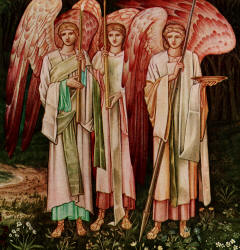 Detail from Edward Burne-Jones' ''The Vision of the Holy Grail''