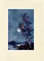 Greeting Card sample showing an Edmund Dulac illustration for ''The Tempest'' (1908)
