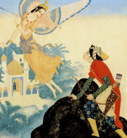 Edmund Dulac's ''Peri Banu and Prince Achmed''