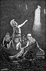 Frank C Pape - 'Aeneas in Hades' from ''Fifty-two Stories of Classic Heroes'' (1910)
