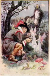 Frank C Pape - 'The Boy and His Wages' from ''Robin Hood and Other Stories of Yorkshire'' (1915)