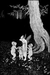 Ida Rentoul Outhwaite - 'Fairy Beauty plays a trick' from ''The Enchanted Forest'' (1921)