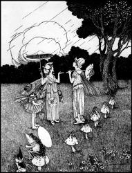 Ida Rentoul Outhwaite - 'Flower Frocks' from ''The Enchanted Forest'' (1921)