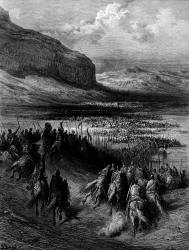 Gustave Dore - 'The Battle of Antioch' from ''History of the Crusades'' (1880), written by Joseph Francois Michaud