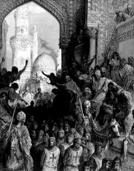 Gustave Dore - 'Arrival in Cairo of prisoners of Minich' from ''History of the Crusades'' (1880), written by Joseph Francois Michaud