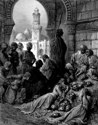 Gustave Dore - 'The Cruelties of Bibars' from ''History of the Crusades'' (1880), written by Joseph Francois Michaud