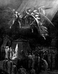 Gustave Dore - 'The Night of August 25th, 1270' from ''History of the Crusades'' (1880), written by Joseph Francois Michaud