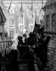 Gustave Dore - 'Prayers for the Dead' from ''History of the Crusades'' (1880), written by Joseph Francois Michaud