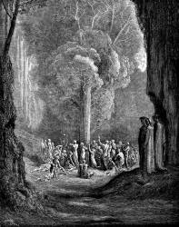 Gustave Dore - Illustration for Canto XXIV, lines 112-114 'Purgatory' in ''Purgatory and Paradise'' (1889), written by Dante Alighieri