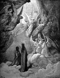 Gustave Dore - Illustration for Canto XX, lines 10-12 of 'Paradise' in ''Purgatory and Paradise'' (1889), written by Dante Alighieri