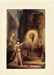 Greeting Card showing artwork from Gustave Moreau