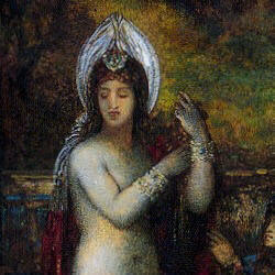 Detail from Gustave Moreau's ''Bathsheba''
