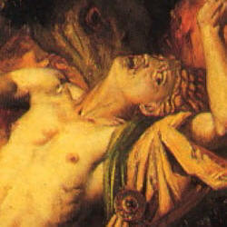 Detail from Gustave Moreau's ''Diomedes Devoured by his Horses''