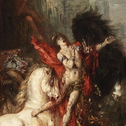 Detail from Gustave Moreau's ''Diomedes Devoured by his Horses''