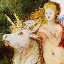 Detail from Gustave Moreau's ''Europa and the Bull''