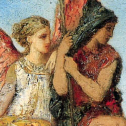 Detail from Gustave Moreau's ''Hesiod and the Muse''