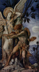 Gustave Moreau's ''Jacob and the Angel''