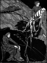 Harry Clarke - 'It was a fearful page in the record of my existence' for 'Berenice' from ''Tales of Mystery and Imagination'' (1923)
