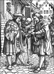 Hans Holbein - 'Der Advocat' ('The Advocate') from ''Der Todten-Tantz'' (''The Dance of Death'')