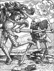 Hans Holbein - 'Der Ritter' ('The Knight') from ''Der Todten-Tantz'' (''The Dance of Death'')