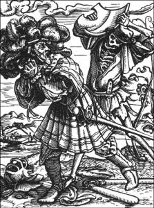 'The Count' from Hans Holbein's ''The Book of Death''