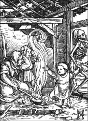 Hans Holbein - 'Der Kind' ('The Young Child') from ''Der Todten-Tantz'' (''The Dance of Death'')