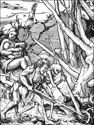 Hans Holbein - 'Uber die Verfluchung des Menschen' ('The Curse upon Earth and on Man') from ''Der Todten-Tantz'' (''The Dance of Death'')