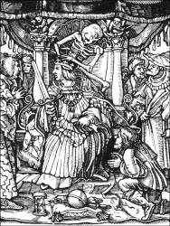 Hans Holbein - 'Der Kaiser' ('The Emperor') from ''Der Todten-Tantz'' (''The Dance of Death'')