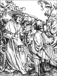 Hans Holbein - 'Der Cardinal' ('The Cardinal') from ''Der Todten-Tantz'' (''The Dance of Death'')