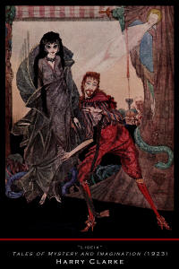 Fine Art Poster sample showing artwork from ''Tales of Mystery and Imagination'' (1923), illustrated by Harry Clark
