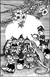 Ida Rentoul Outhwaite - 'Tea-Tree' from ''A Bunch of Wild Flowers'' (1933)