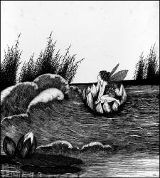 Ida Rentoul Outhwaite - 'The Lake' from ''Fairyland'' (1926)