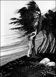 Ida Rentoul Outhwaite - '... And wept bitterly' from ''Fairyland'' (1926)